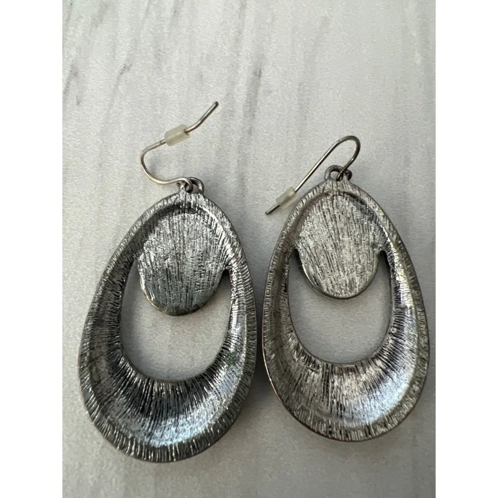 Vintage Alpaca Mexico Earrings